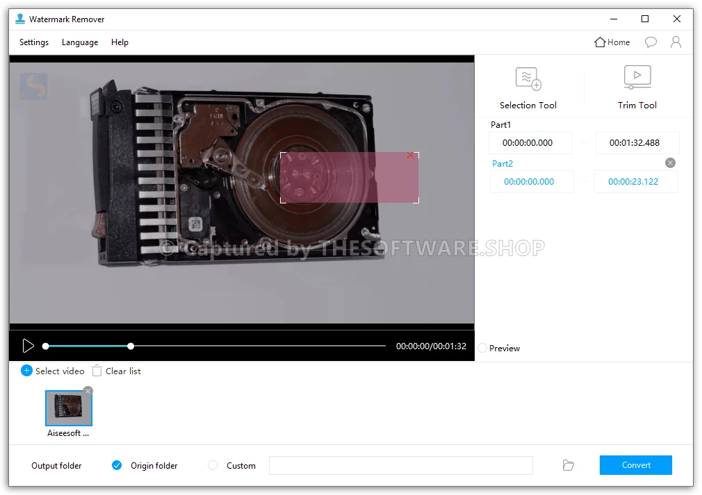 Apowersoft Watermark Remover for Video