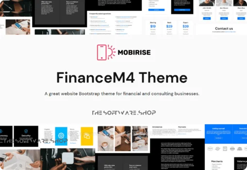 Mobirise FinanceM4 Theme Review Download Coupon