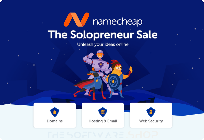 Solopreneurs Rejoyce: Save Big on Your New Website with Namecheap Up to 95% Off