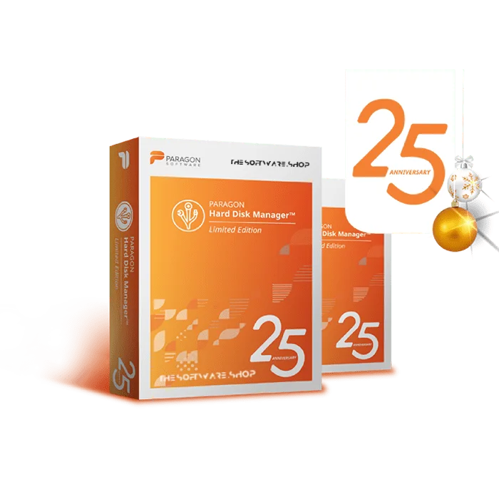 Software Giveaway: Paragon Hard Disk Manager™ 17 – Free 25th Anniversary Limited Edition License Key – for Windows