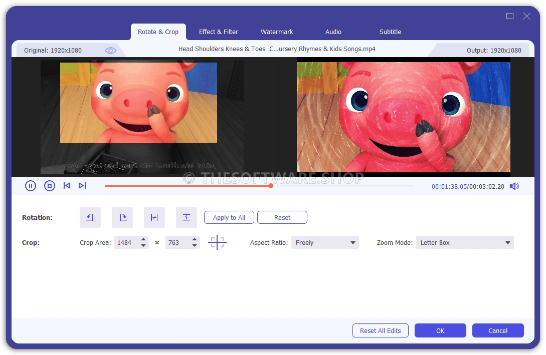Aiseesoft Video Converter Ultimate - Rotate & Crop