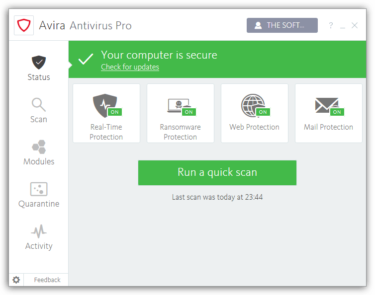 Avira Antivirus Pro