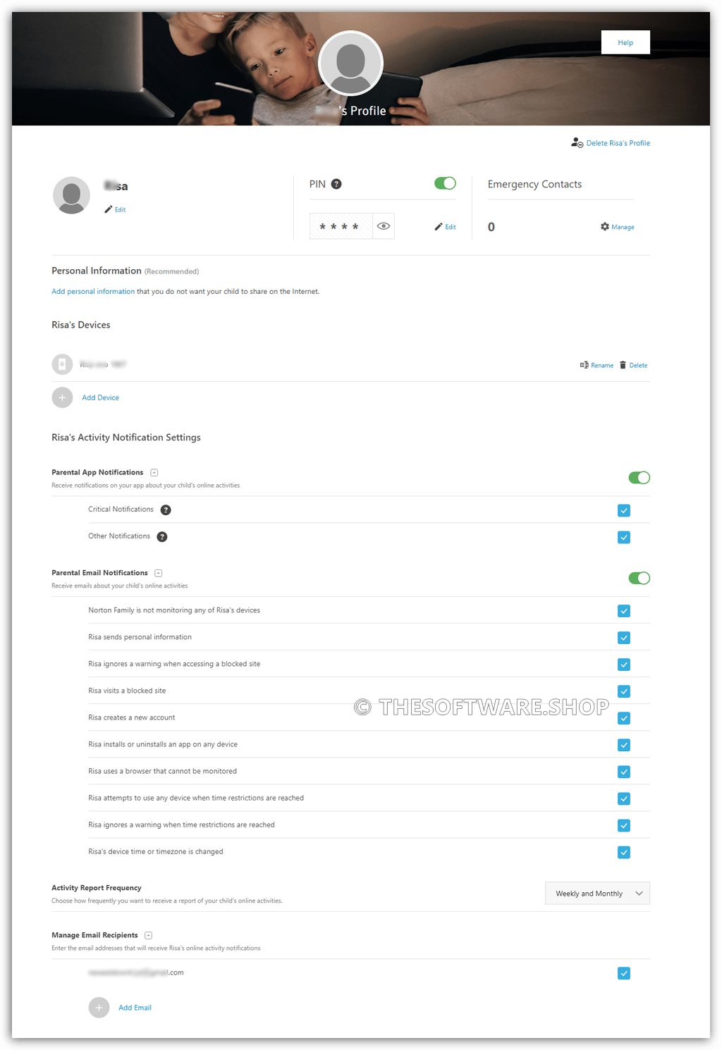 Norton Family Profile