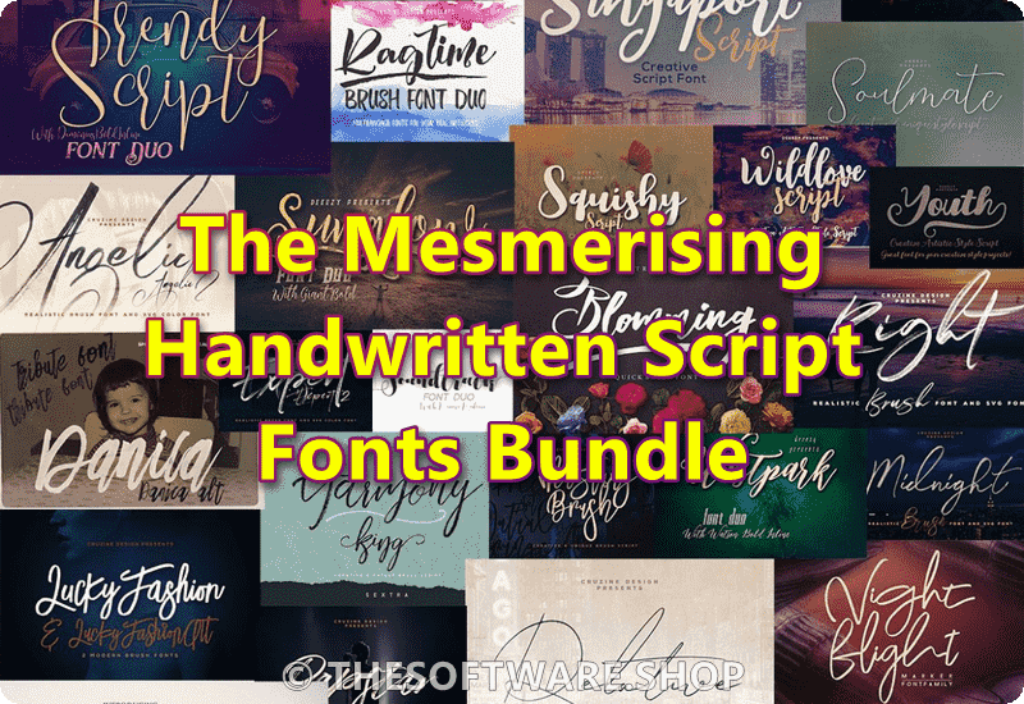 The Mesmerising Handwritten Script Fonts Bundle Pixelo Discount Coupon