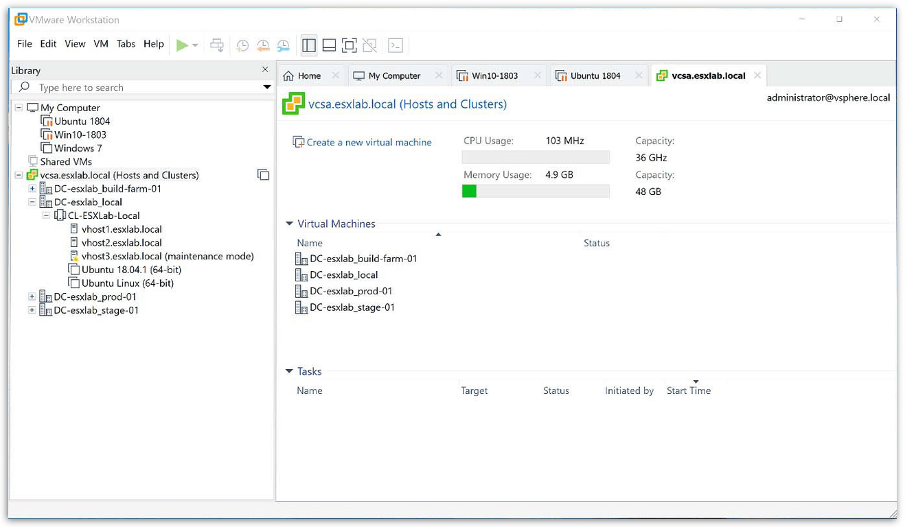 vsphere integration