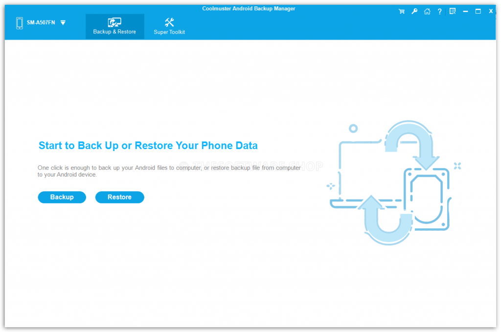 Coolmuster Android Backup Manager v2 Start Backuip