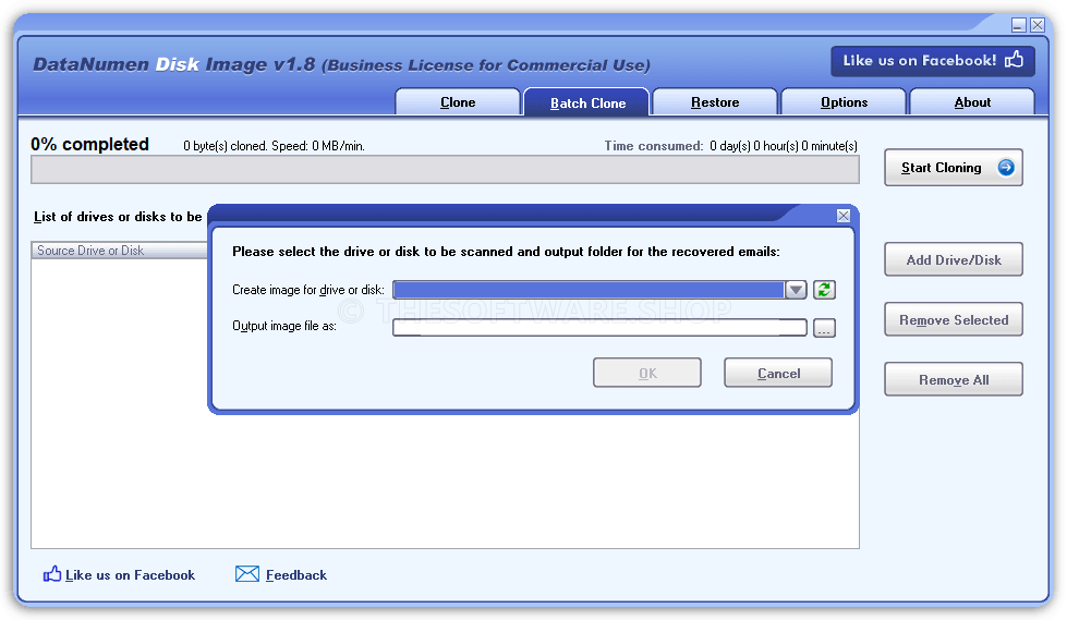 DataNumen Disk Image - Batch Clone