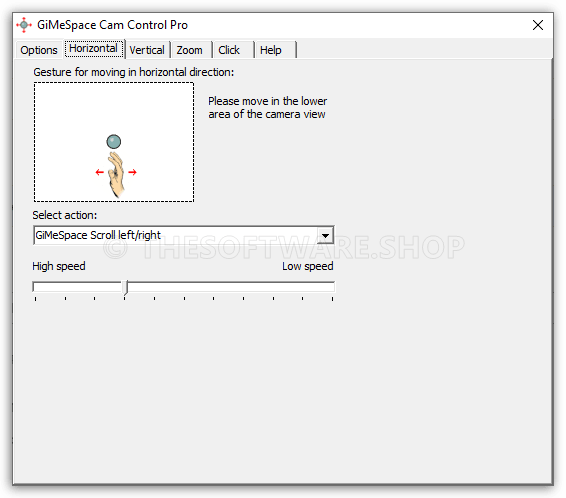 GiMeSpace Cam Control Pro Preferences