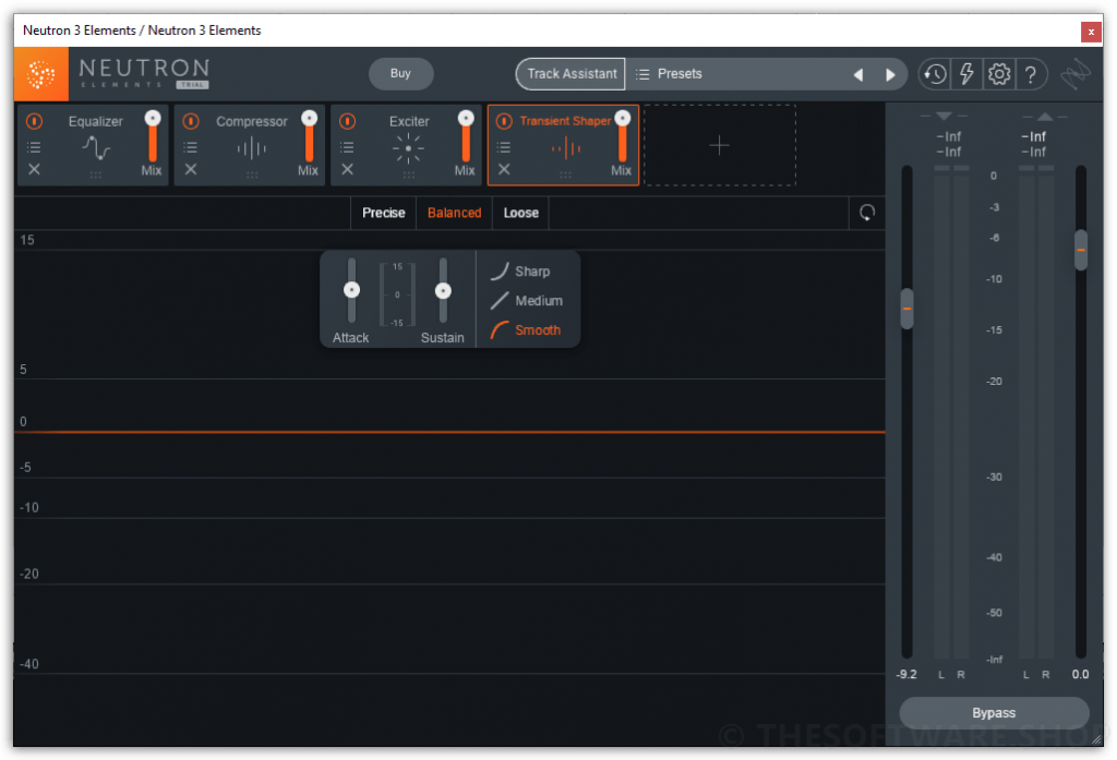 iZotope Neutron Screenshot - Transcent Shaper