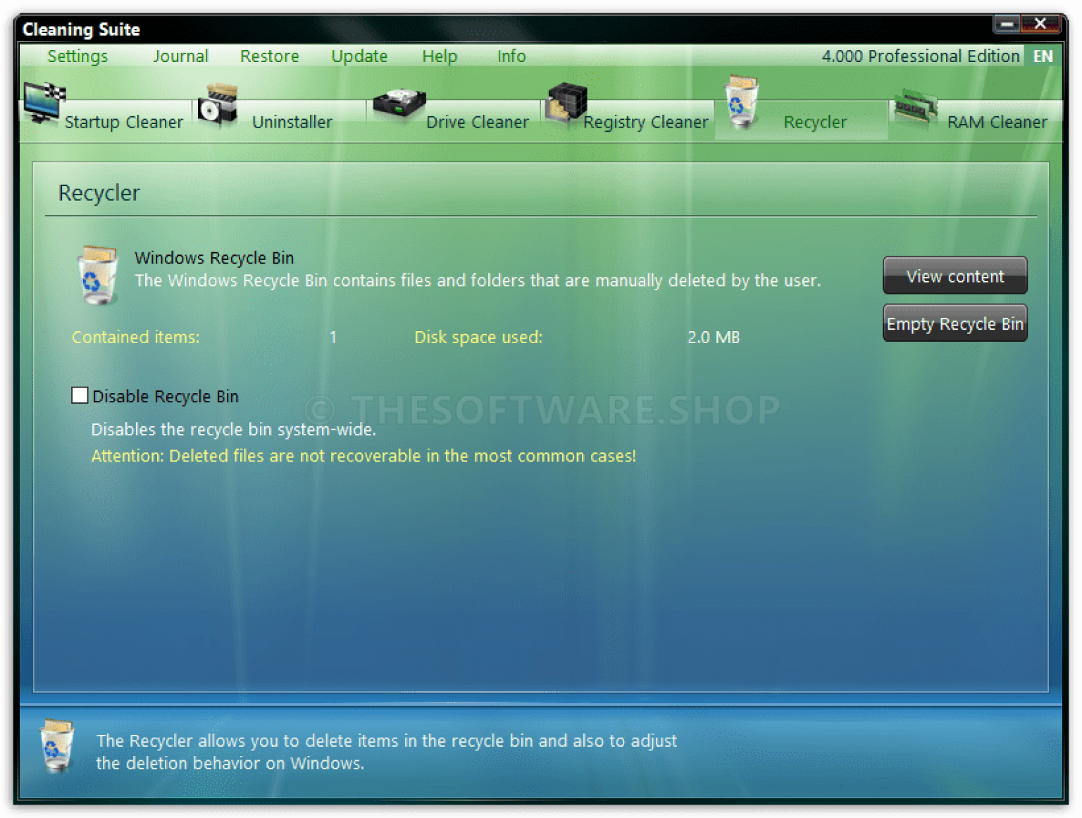 ASCOMP Cleaning Suite Professional 4.006 for windows download