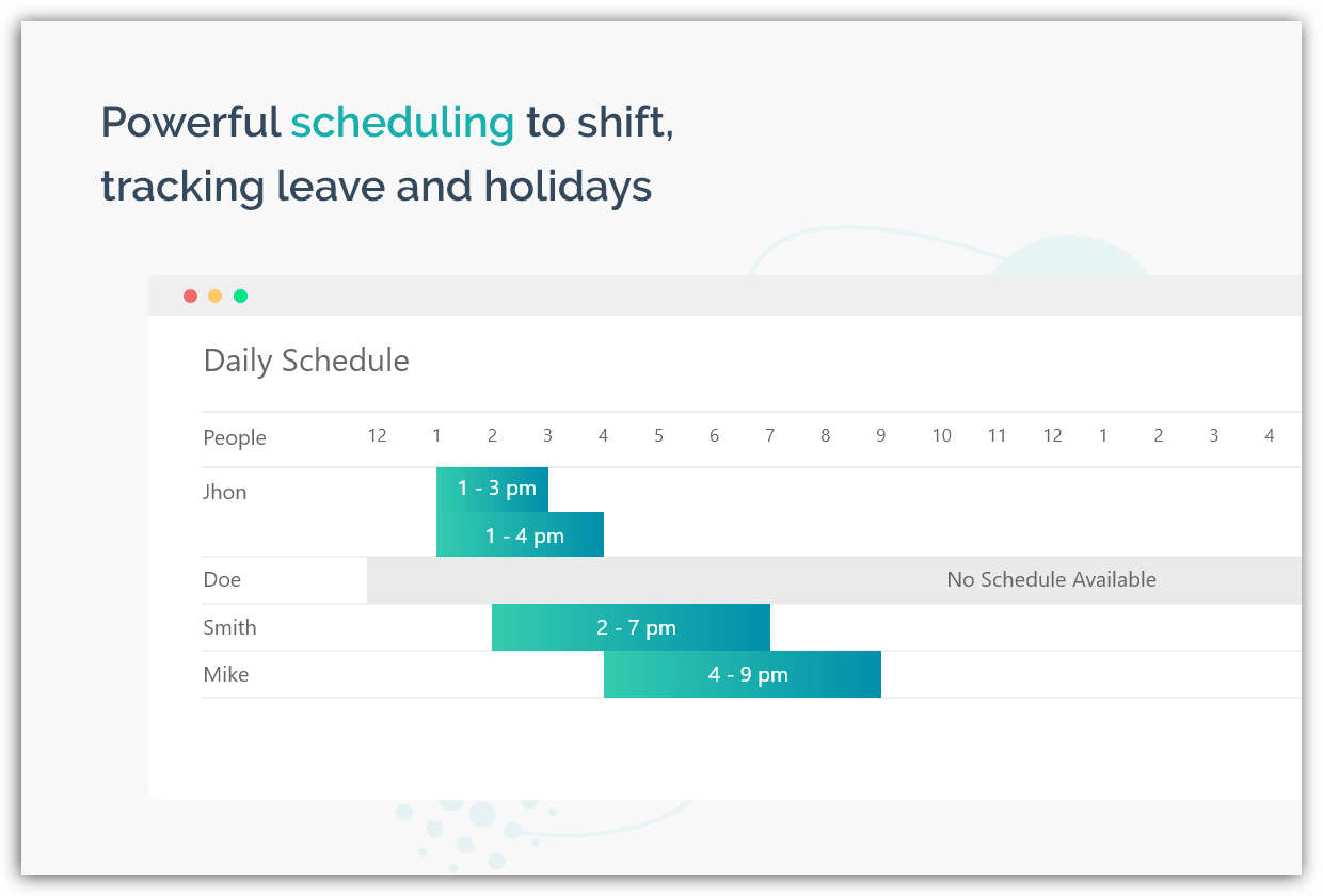 Apploye Scheduling