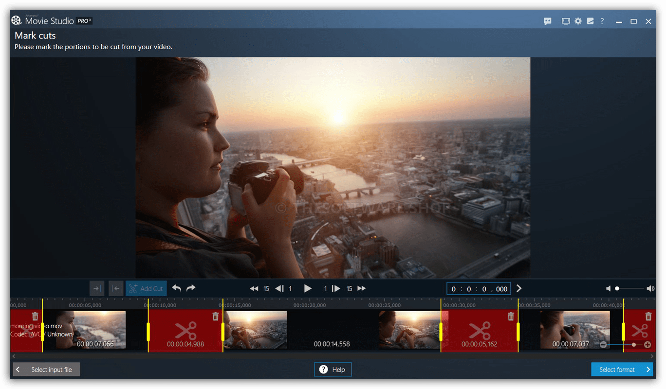 Ashampoo Movie Studio Pro 3 - Cut
