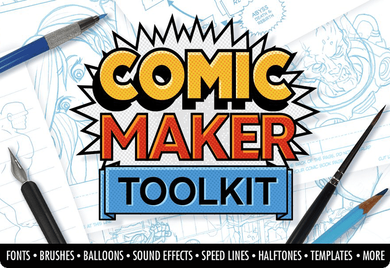 86% Off – Comic Maker Toolkit: Lifetime Access – 300 Different Comic-themed Tools with Extended Commercial License