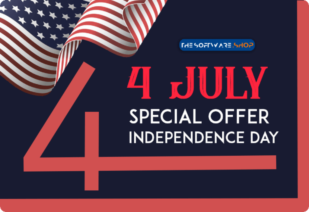 The Software Shop 4th Of July Independence Day Discount Coupon Sale