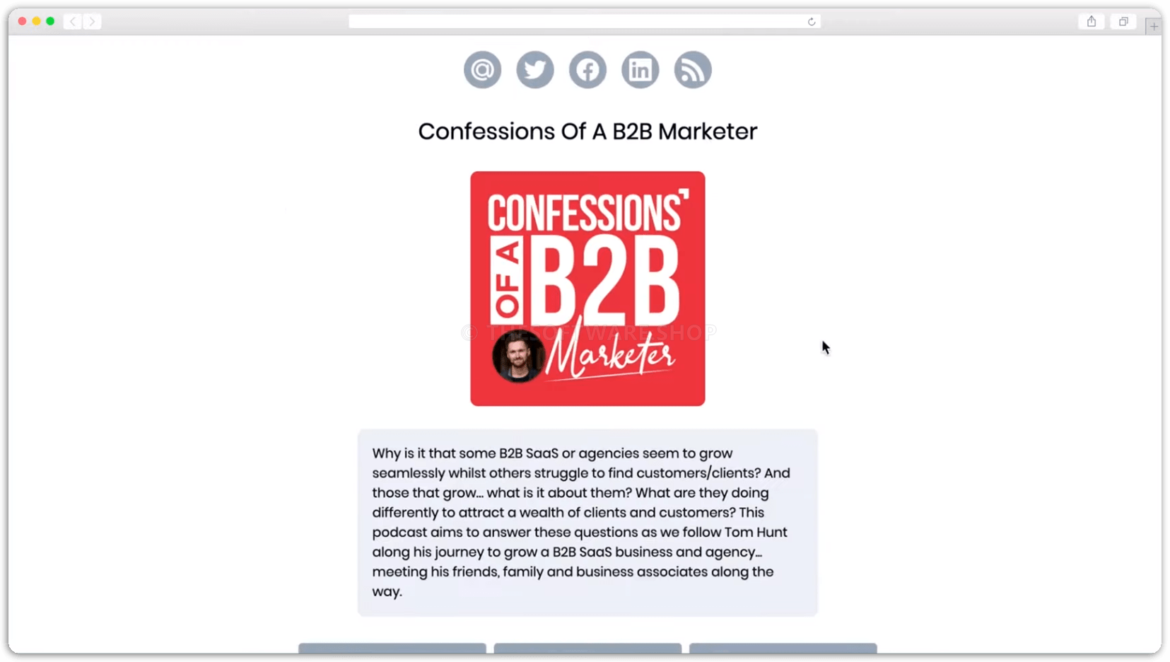 bCast Podcast Page