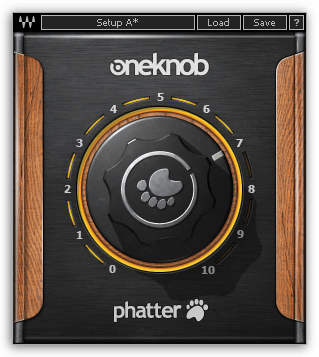 Waves OneKnob phatter Screenshot