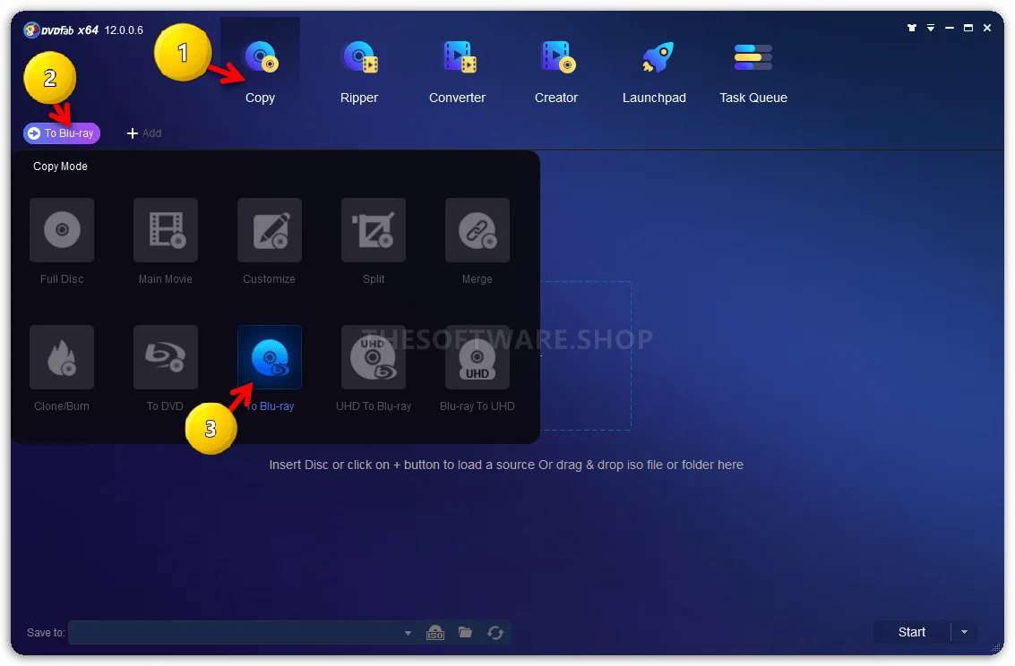 DVDFab DVD to Blu-ray Converter Screenshot
