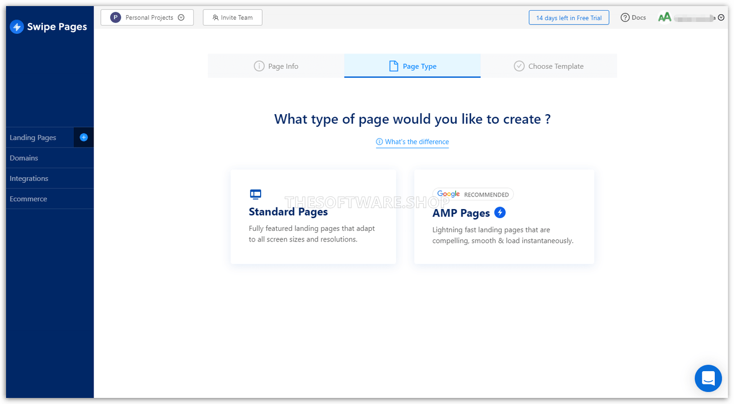 Page Type Screenshot