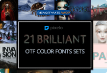 21 Brilliant OTF Color Fonts Set Download Discount Coupon