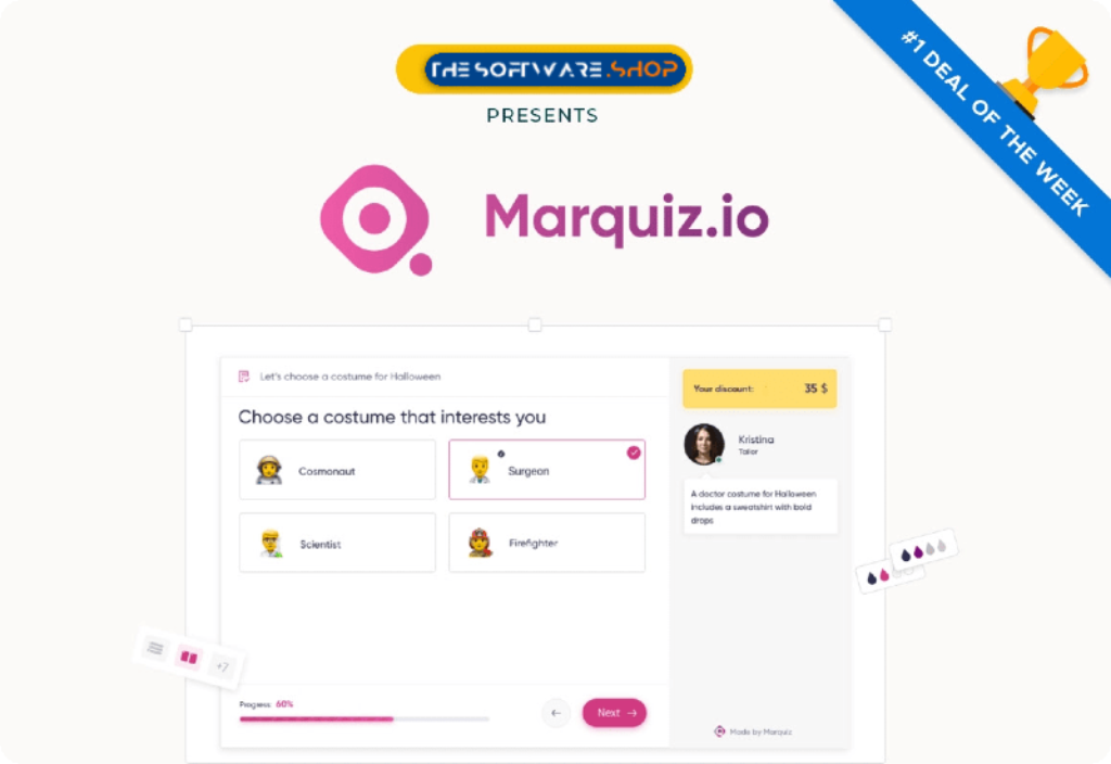 Marquiz Review Discount Coupon Sale Deal