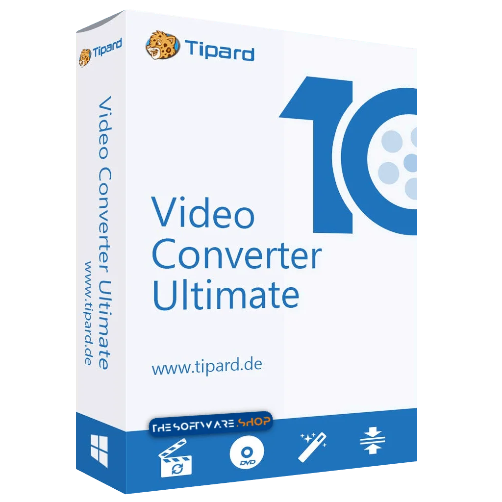 100% Software Giveaway: Tipard Video Converter Ultimate 10 (Free 1-year License Code) – DVD/4K/1080p HD Video Converter & Downloader – for Windows / Mac OS X