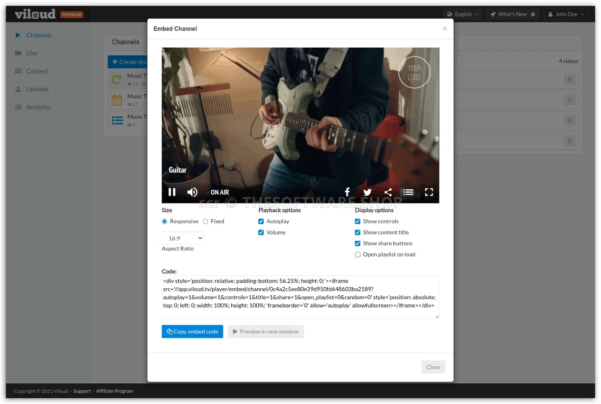 Embed Channel