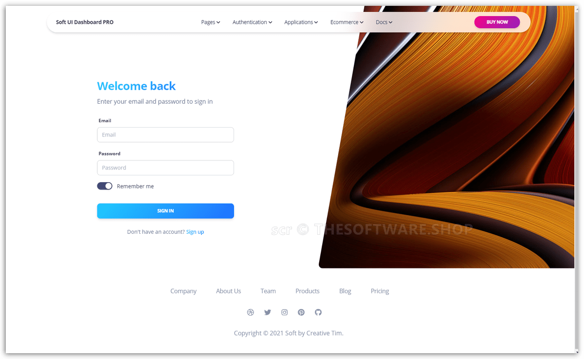 Login Page Template