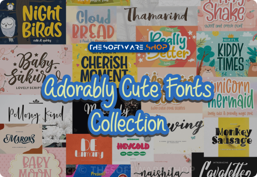 Adorably Cute Fonts Collection Discount Pixelo Coupon