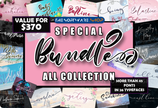 CF Special Bundle All Fonts Collection Commercial license Giveaway