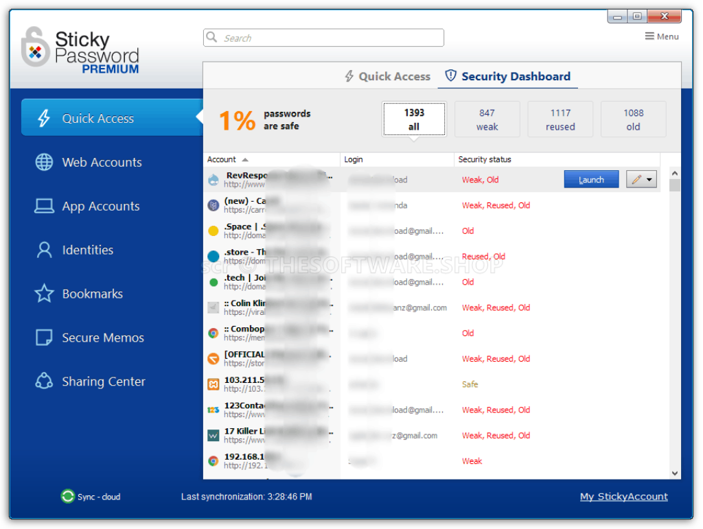 Quick Access Security Dashboard