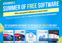 Ashampoo's Summer of Free Software full verison download Giveaway