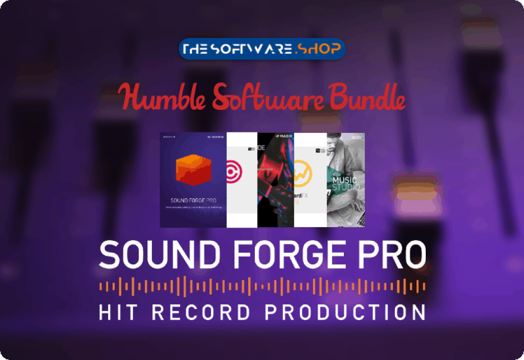 Humble Software Bundle SOUND FORGE Pro Hit Record Production Discount Sale