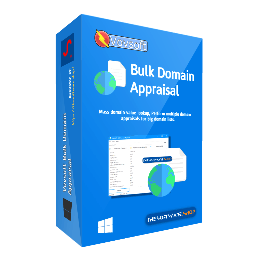 Vovsoft Bulk Domain Appraisal Review Download Discount Coupon Giveaway