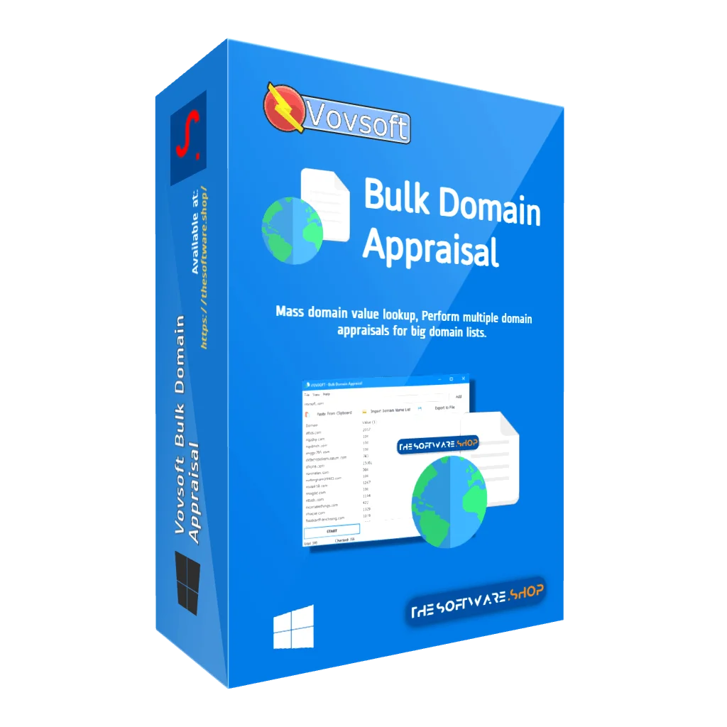 Giveaway – Vovsoft Bulk Domain Appraisal 4.0 – Free License Key | Full Version – for Windows