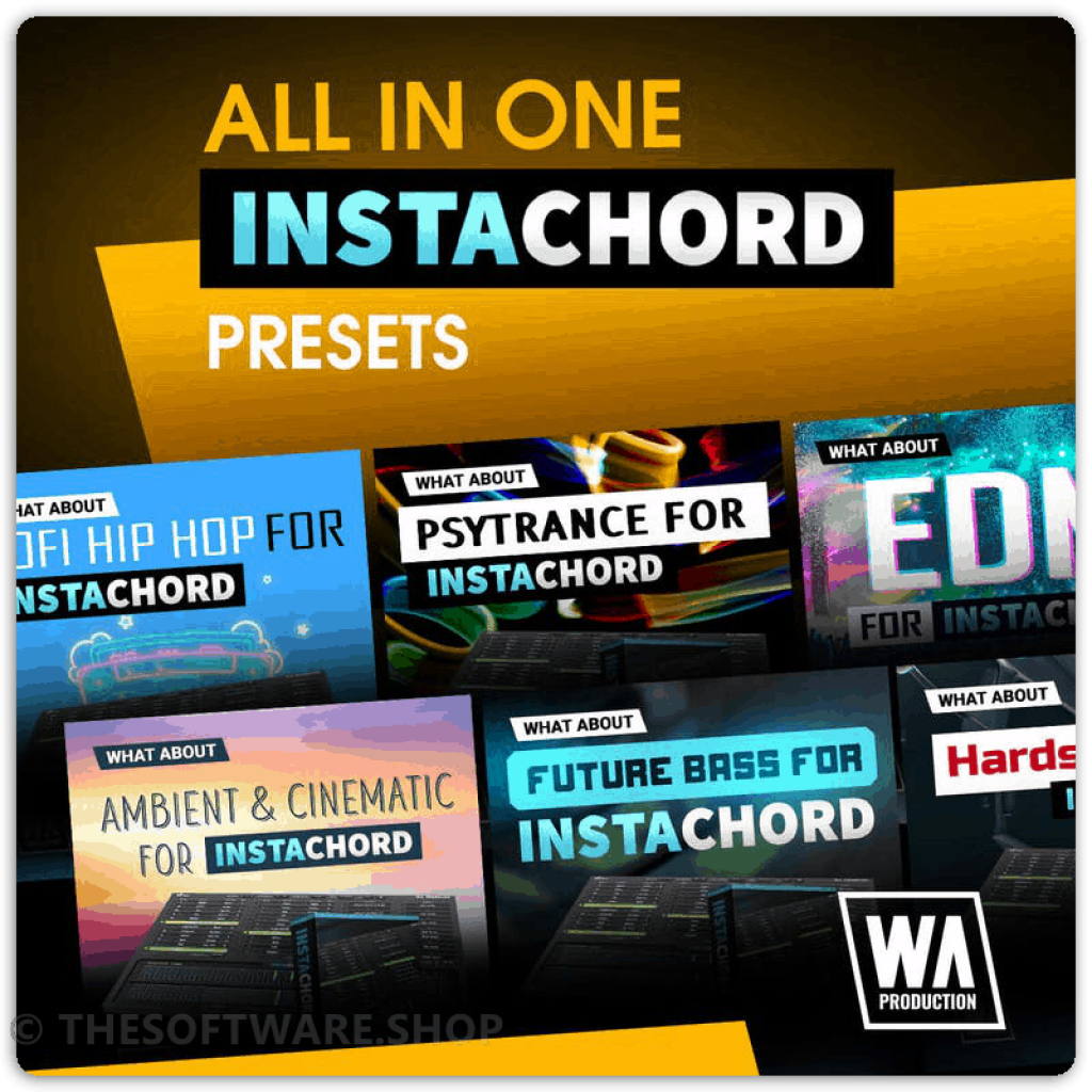 WA Production All in one InstaChord Presets Bundle Discount Sale