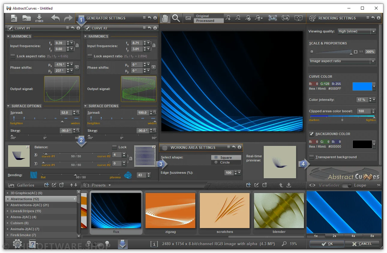 AbstractCurves Editor