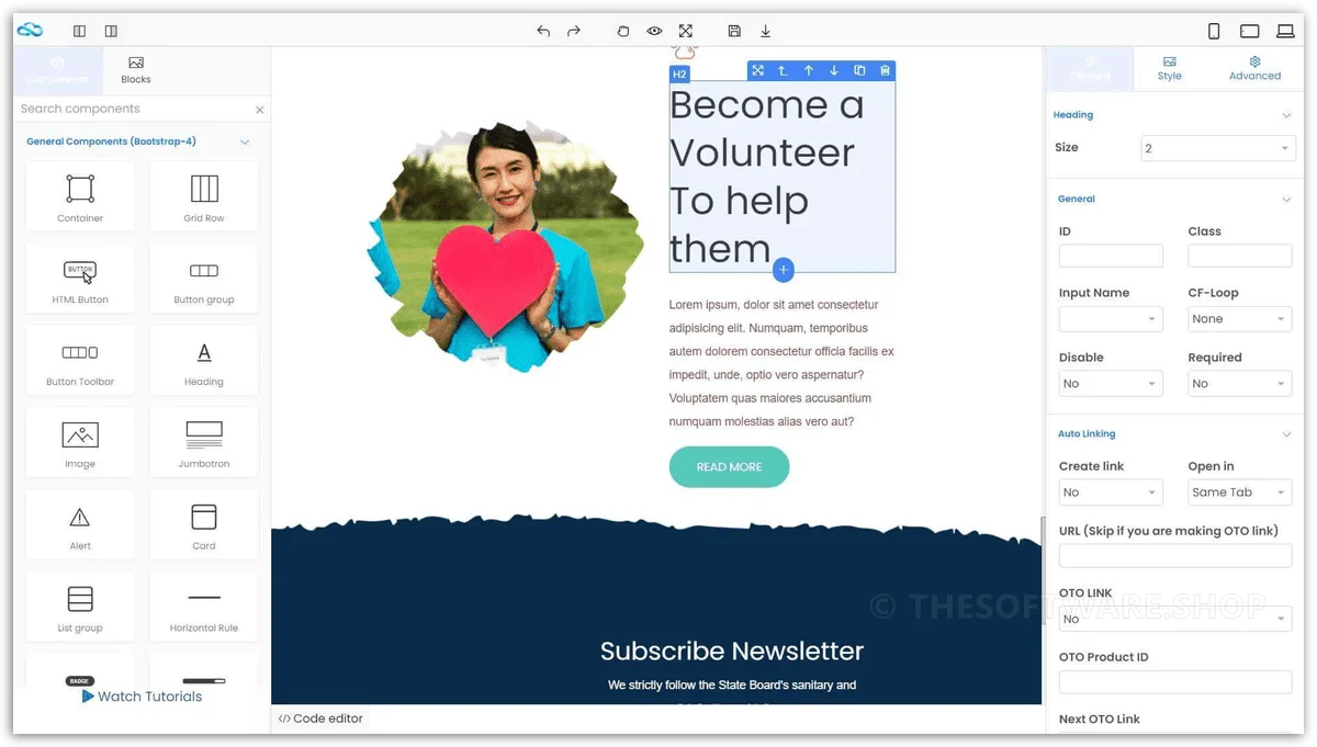 - Page Builder