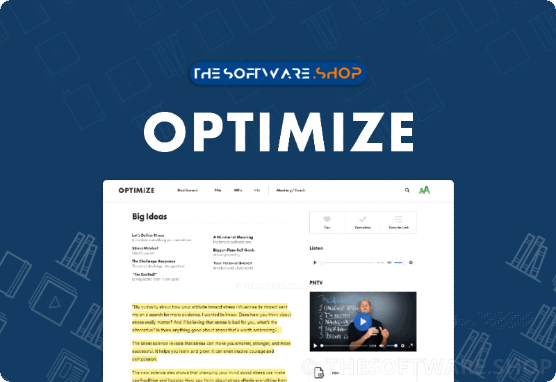 Free Optimize.me Membership (Lifetime) – Access All Premium Content (was $100.00)