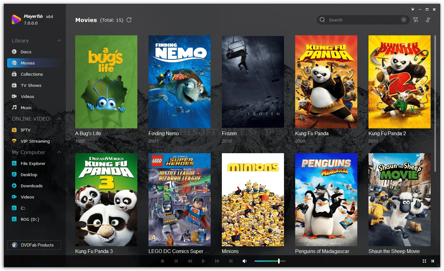 PlayerFab Ultra HD Player - Movies