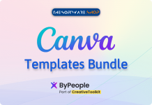 ByPeople Canva Templates Bundle Discount Sale