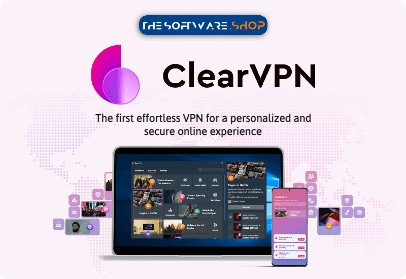 62% Off – ClearVPN 2 Premium: 6-Device 1-year Subscription | The First Personalized VPN Solution – for Windows, Mac, iOS, Android