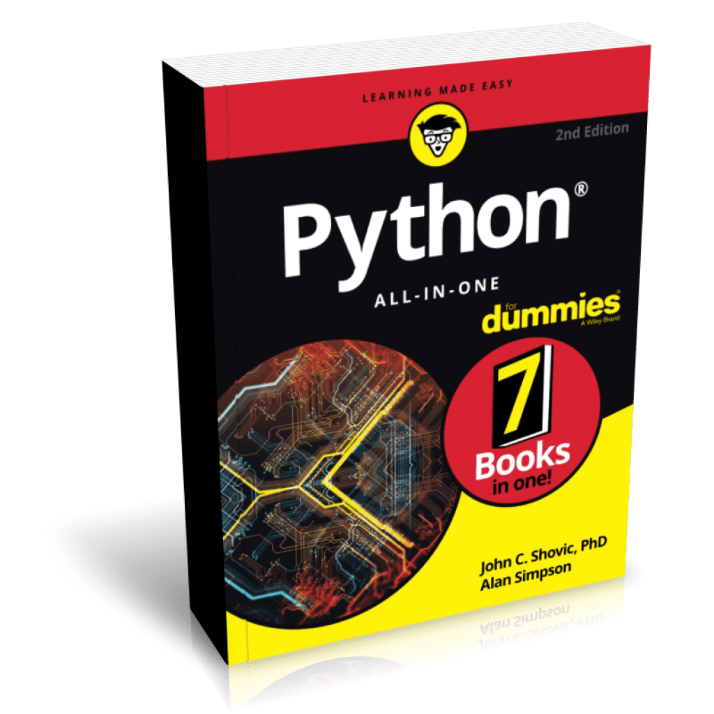 Python All in One For Dummies 2nd Edition EBook 24 Free Now 