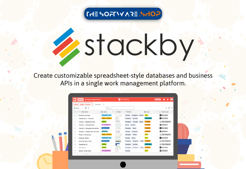 77% Off + 10% Off on Stackby – Lifetime Access – All-in-one Collaborative Work Management Platform.