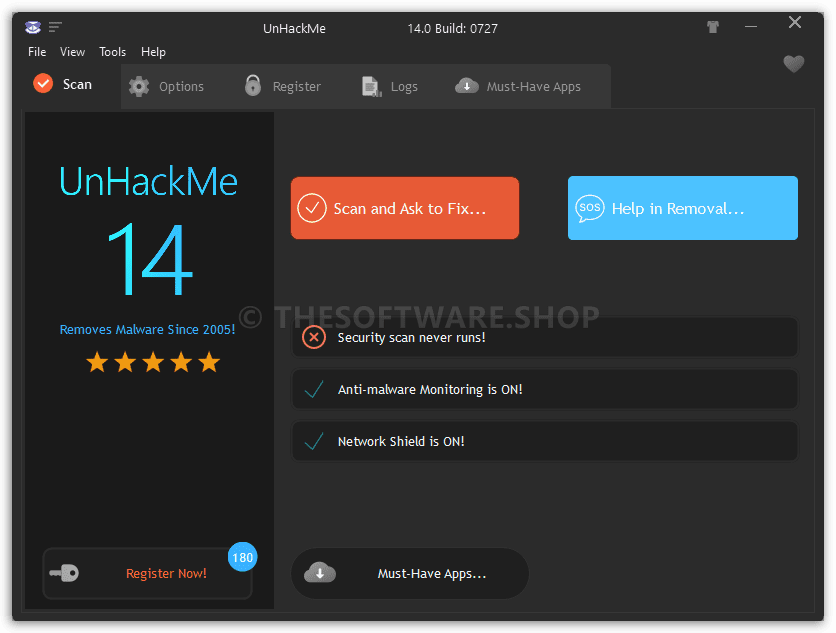 UnHackMe 14 Screenshot