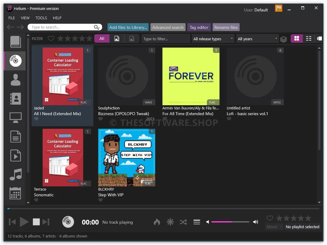 Helium Premium Music Manager Screenshot