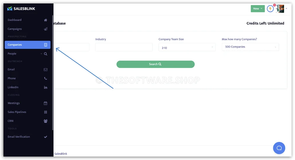 SalesBlink - Companies