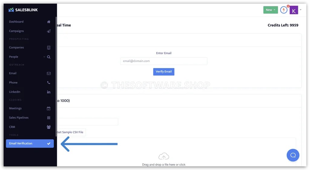 SalesBlink - Email Verification