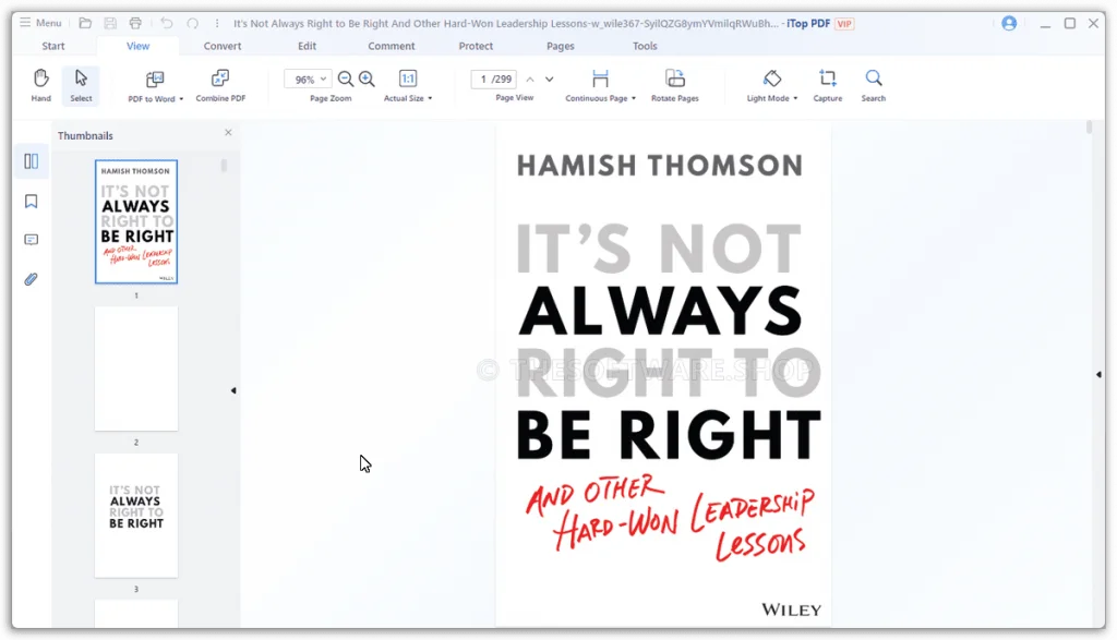 iTop PDF 3 Screenshot - View