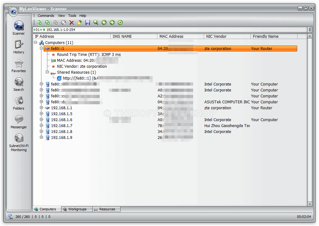 MyLanViewer Screenshot