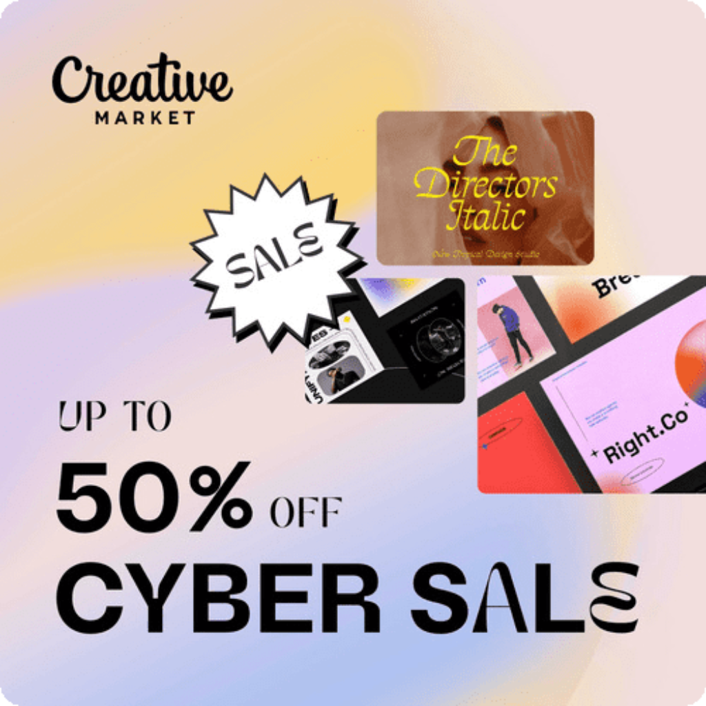 Creative Market’s Cyber Sale Discount Coupon